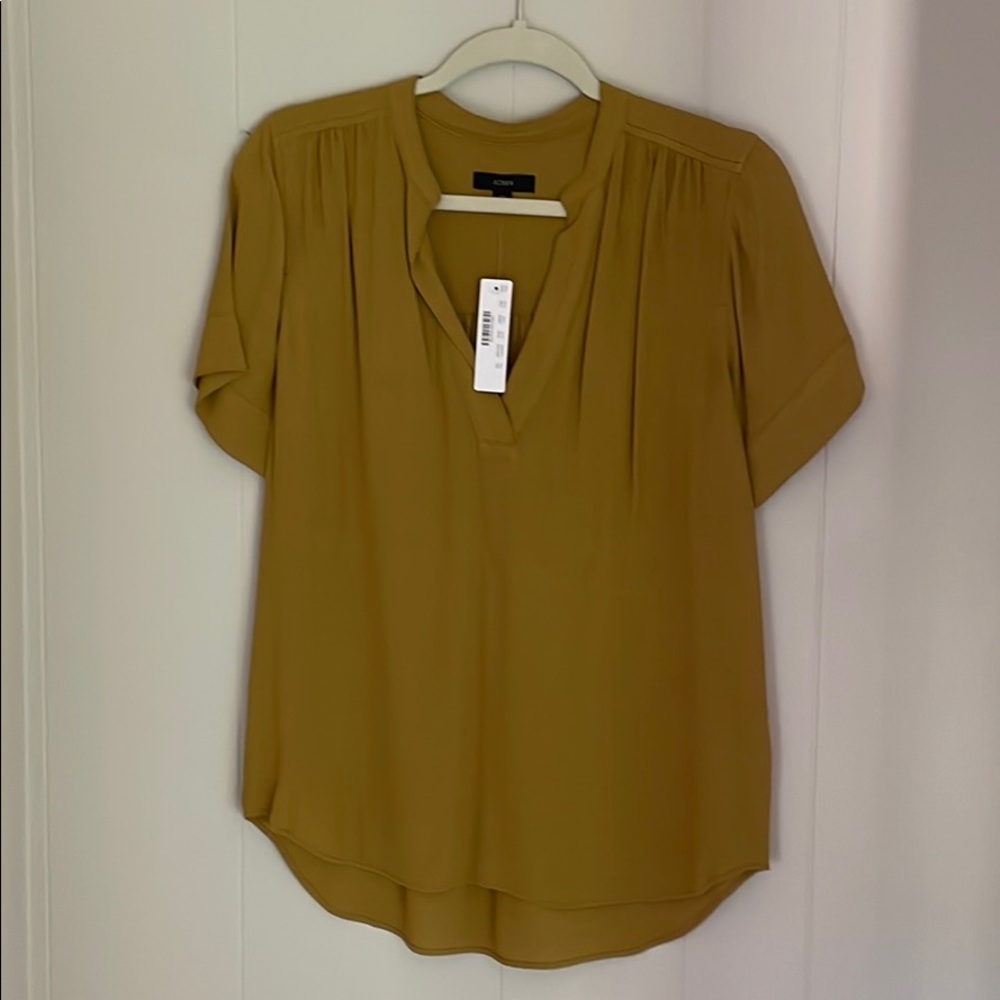 J. Crew short sleeved blouse
